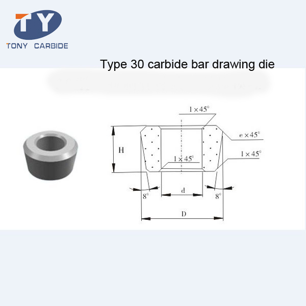 30 Type Carbide Rod Drawing Die