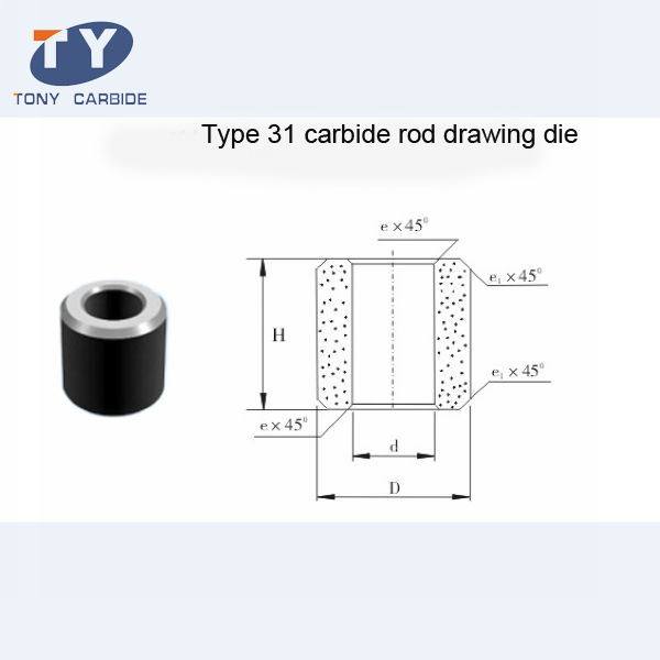 31 Type Carbide Rod Drawing Die