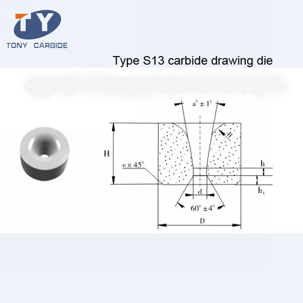 S13 Type Carbide Rod Drawing Die